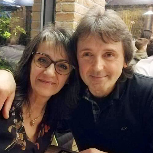 Marco Ollari e Monia Biondolillo, fondatori di Technomovi trasporto pianoforti a Parma